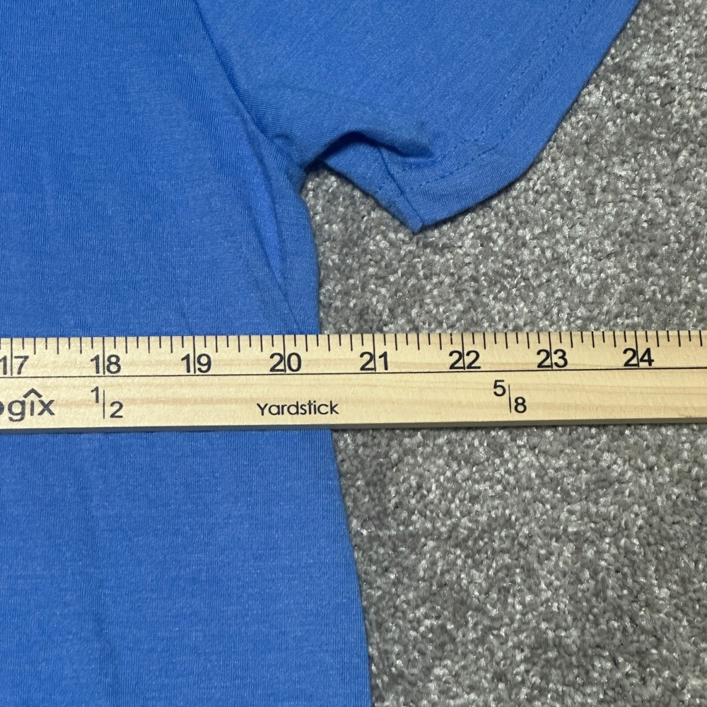 United State of Indiana Mens L Kiss My Bricks Graphic Tee Blue Indy 500 Racing - Picture 6 of 7